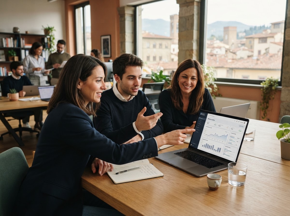 Blasone Investario - interfaccia della piattaforma con grafici di performance e tabelle di dati
